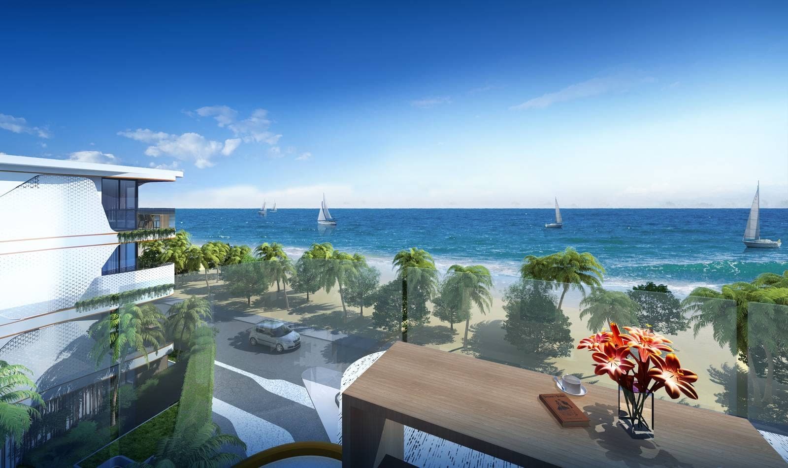 Sea view from the original Sunshine Beach project